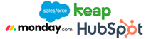 Monday.com keap salesforce hubspot replacement